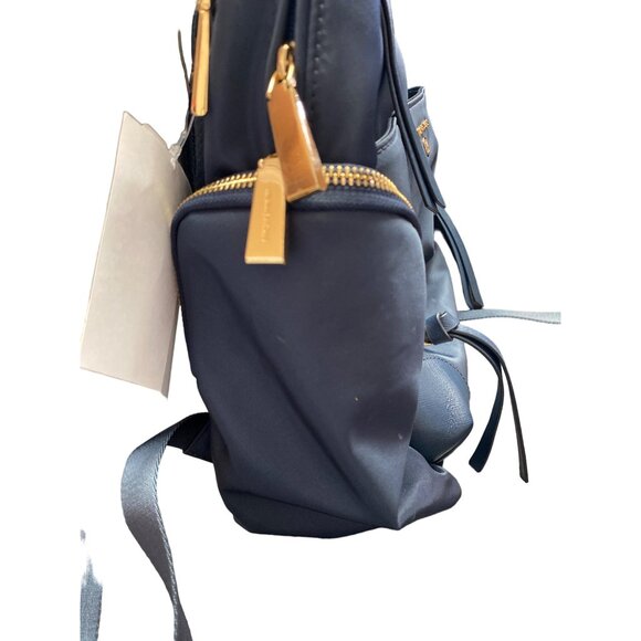 MICHAEL MICHAEL KORS Prescott Large Nylon Backpack Navy Pre-Owned - Picture 7 of 7